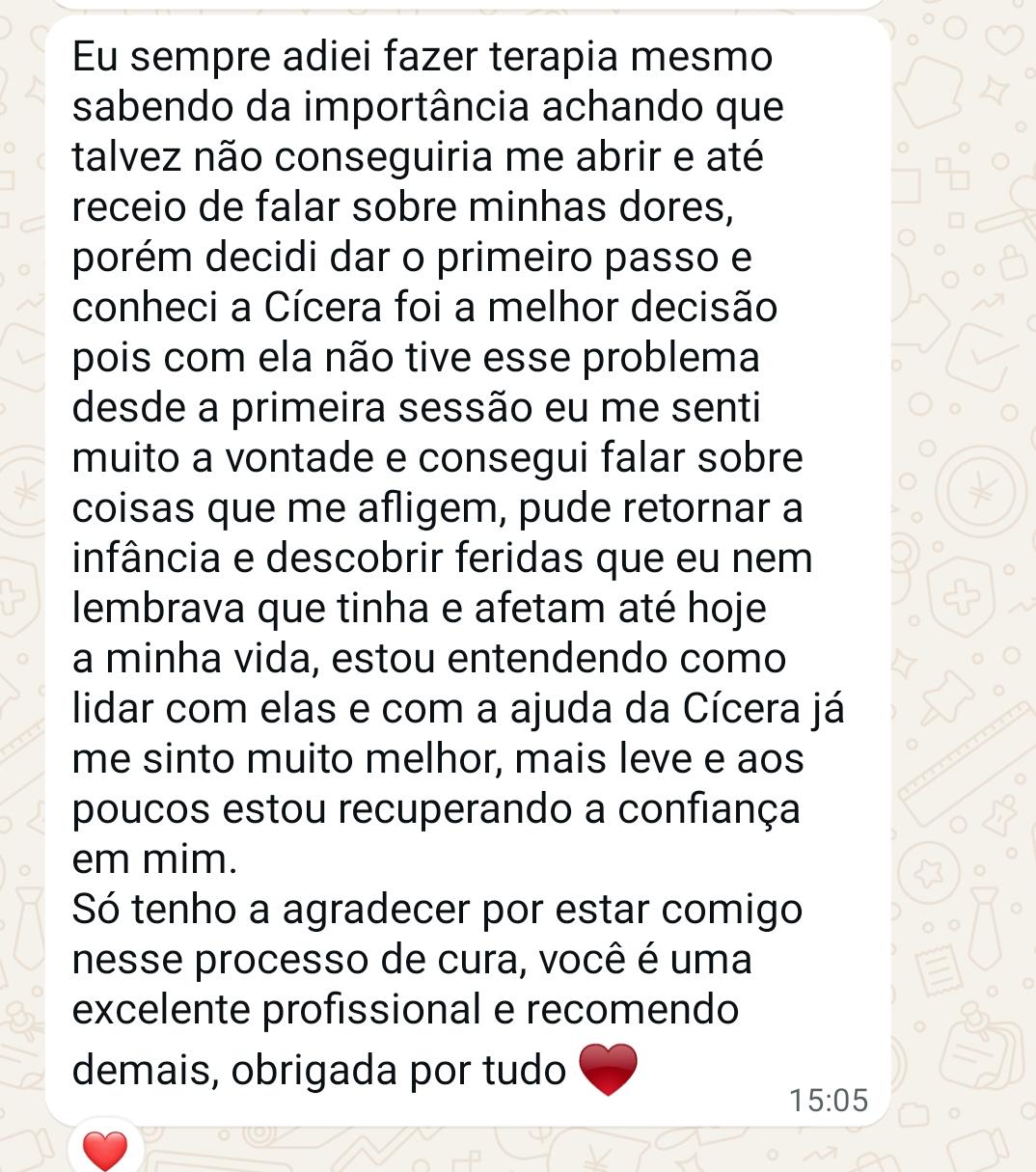 Depoimento de cliente