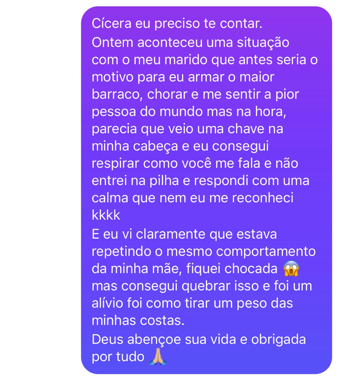 Depoimento de cliente